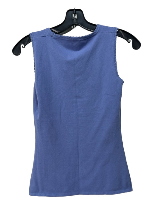 Missoni Size 40 Light Blue Viscose & Polyester Knit Sleeveless Top Light Blue / 40