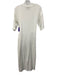 Modern Citizen Size L White Cotton Short Sleeve Midi T Shirt Dress Dress White / L