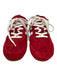 Madewell Shoe Size 6 Red & White Leather Lace Up Low Top Suede Sneakers Red & White / 6