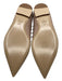 Valentino Garavani Shoe Size 38.5 Dusty Mauve Leather Rockstud Pointed Toe Flats Dusty Mauve / 38.5