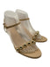 Tuckernuck Shoe Size 7.5 Beige & Gold Leather Gold hardware Studded Sandals Beige & Gold / 7.5