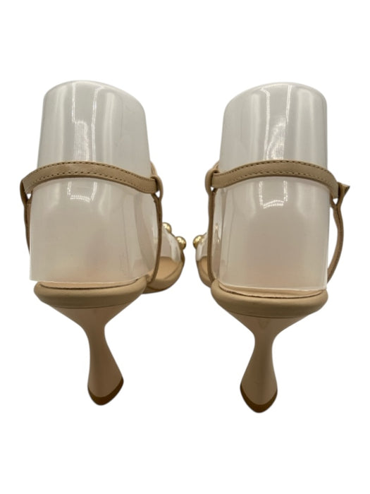 Tuckernuck Shoe Size 7.5 Beige & Gold Leather Gold hardware Studded Sandals Beige & Gold / 7.5