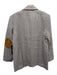 Tuckernuck Size M Taupe Gray Polyester Blend Herringbone One Button Jacket Taupe Gray / M