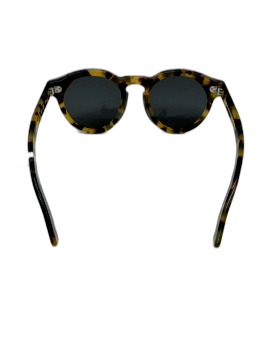 illesteva Tortoiseshell Acetate Rounded Sunglasses Tortoiseshell
