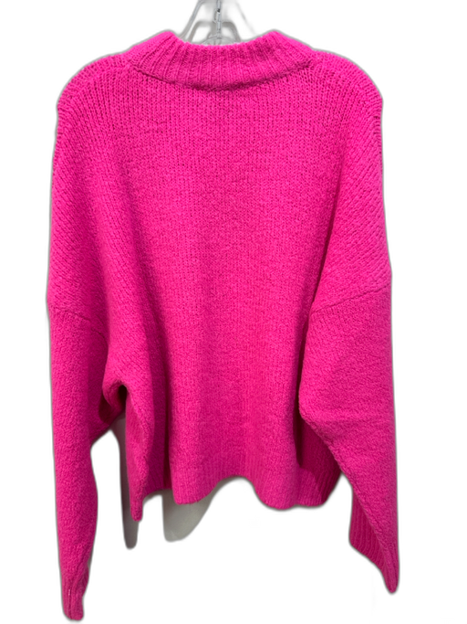Essentiel Antwerp Size S Hot pink Acrylic & Polyamide Knit Long Sleeve Sweater Hot pink / S