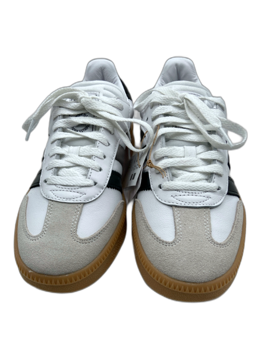 Adidas Shoe Size 8 White, Gray, Black Leather Low Top lace up Sneakers White, Gray, Black / 8