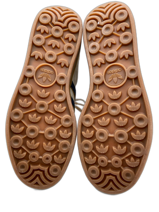 Adidas Shoe Size 8 Gray, Beige, Blue Suede Low Top Platform Lace Up Sneakers Gray, Beige, Blue / 8