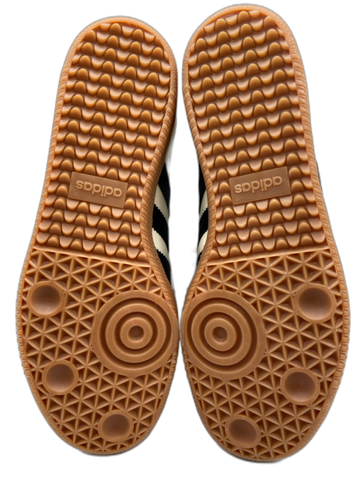 Adidas Shoe Size 8 Beige & Black Leather Low Top Lace Up Sneakers Beige & Black / 8