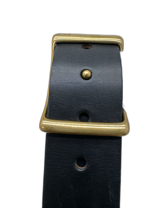 Ann Mashburn Black Leather Belts Black / 34