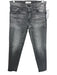 Moussy Vintage Size 27 Gray Wash Cotton Denim High Rise Whiskering Ripped Jeans Gray Wash / 27