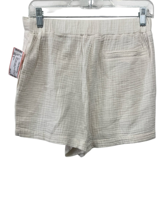 Sundays Size S White Cotton Stretch Back Skort Seersucker Skirt White / S