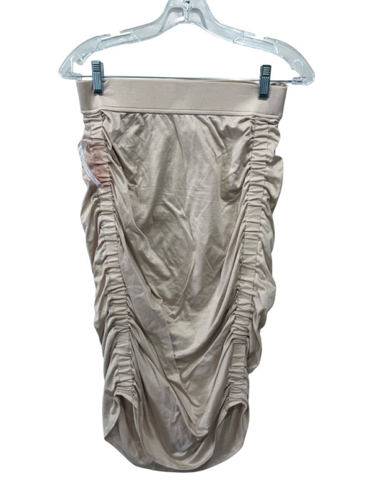 Maria + Cornejo Size XS Cream Tencel & Cotton Elastic Waist Maxi Skirt Set Cream / XS