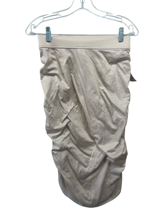 Maria + Cornejo Size XS Cream Tencel & Cotton Elastic Waist Maxi Skirt Set Cream / XS