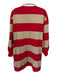 Tuckernuck Size S Beige, Red, White Cotton Stripe Collar Rugby Stripe Dress Beige, Red, White / S