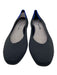 Rothy's Shoe Size 8.5 Black Elastane Knit Square Toe Ballet Flats Black / 8.5
