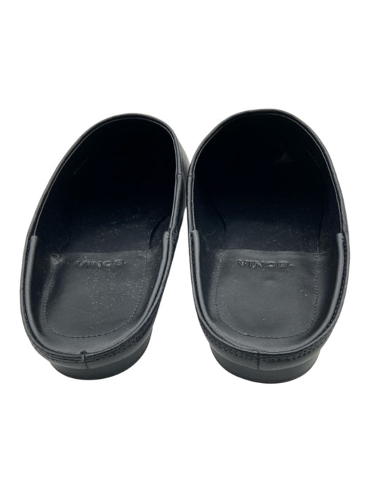 Vince Shoe Size 7.5 Black Leather Pointed Toe Closed Toe Flat Mules Black / 7.5