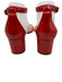 Tory Burch Shoe Size 8 Red Patent Leather Round Toe Ankle Strap Sandals Red / 8