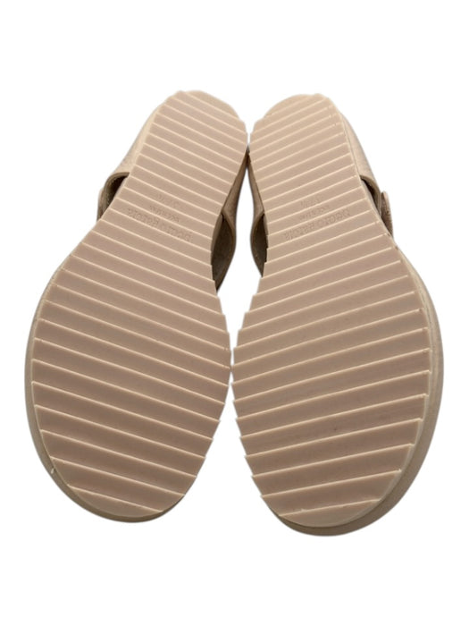 Pedro Garcia Shoe Size 37.5 Light Pink Leather Textured Thong Sandals Light Pink / 37.5