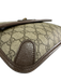Gucci Brown, Red, Green Coated Canvas Leather trim Monogram Tiger belt Bag Brown, Red, Green / S