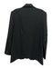 Open Edit Size S Black Polyester One Button Shoulder Pads Lapel Blazer Jacket Black / S