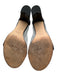 Stuart Weitzman Shoe Size 7.5 Black Leather Ankle Strap Almond Toe Sandals Black / 7.5