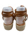 Zimmermann Shoe Size 39 Brown Leather Criss Cross Tie Straps Platform Sandals Brown / 39