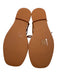 Loeffler Randall Shoe Size 8.5 Brown Leather Tie Strap Square Toe Thong Sandals Brown / 8.5