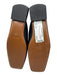 Frame Shoe Size 38.5 Black Leather Square Toe Mules Black / 38.5