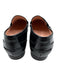 J Crew Shoe Size 8 Black Leather Pointed Almond Toe Stacked Heel Loafers Black / 8