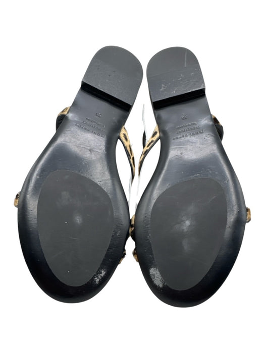Jenni Kayne Shoe Size 38 Beige, Brown, Black Pony Hair & Leather Sandals Beige, Brown, Black / 38