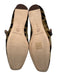 Loeffler Randall Shoe Size 8 Beige & Black Velvet Abstract Print Flats Beige & Black / 8