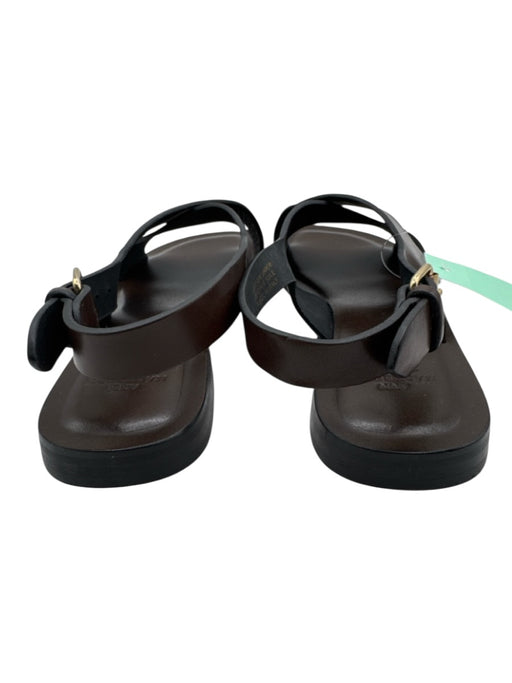Ann Mashburn Shoe Size 38 Brown Leather Criss Cross Buckle Strap Sandals Brown / 38