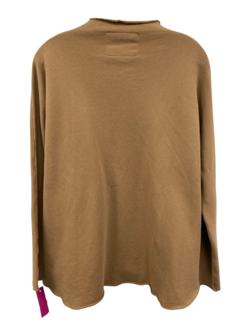 Frank & Eileen Size M Brown Cotton Raw Edge Raw Edges Sweatshirt Brown / M