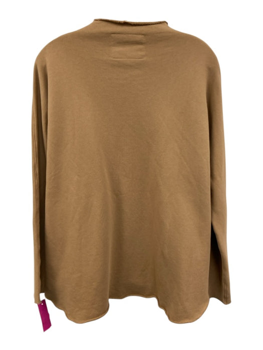 Frank & Eileen Size M Brown Cotton Raw Edge Raw Edges Sweatshirt Brown / M