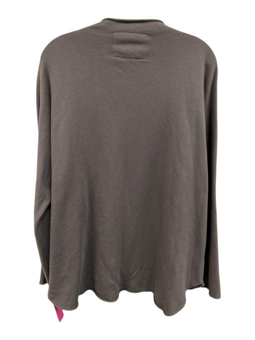 Frank & Eileen Size M Gray Cotton Raw Edge Raw Edges Sweatshirt Gray / M