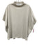 Frank & Eileen Size One Size White Cotton Raw Edges short sleeve Top White / One Size