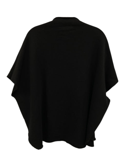 Frank & Eileen Size One Size Black Cotton Raw Edges short sleeve Top Black / One Size