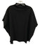 Frank & Eileen Size One Size Black Cotton Raw Edges short sleeve Top Black / One Size