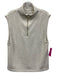 Varley Size S Cream Viscose Blend Heathered Quarter Zip Sleeveless Vest Cream / S