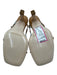 Loeffler Randall Shoe Size 8 Tan Brown Leather gold ball Ankle Wrap Sandals Tan Brown / 8