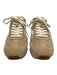Vince Shoe Size 7 tan, beige, white Leather Suede lace up Round Toe Sneakers tan, beige, white / 7