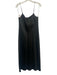 Vince Size S Black Acetate Midi Spaghetti Strap Slip Dress Black / S