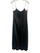 Vince Size S Black Acetate Midi Spaghetti Strap Slip Dress Black / S