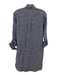 Emily Phillips Size 3 / S Blue Linen Chambray Button Down Long Sleeve Dress Blue / 3 / S