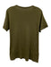 Jenni Kayne Size S Olive Green Cotton Scoop Neck short sleeve Top Olive Green / S