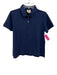 Tuckernuck Size M Navy Blue Cotton Pique Short Sleeve Polo Top Navy Blue / M