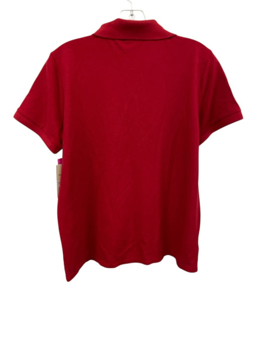 Tuckernuck Size M Red Cotton Pique Short Sleeve Polo Top Red / M