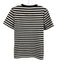 Tory Burch Size M Navy blue & Cream Cotton Stripe Logo short sleeve Top Navy blue & Cream / M