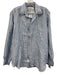 Frank & Eileen Size S Light blue & white Linen Stripe Long Sleeve Top Light blue & white / S