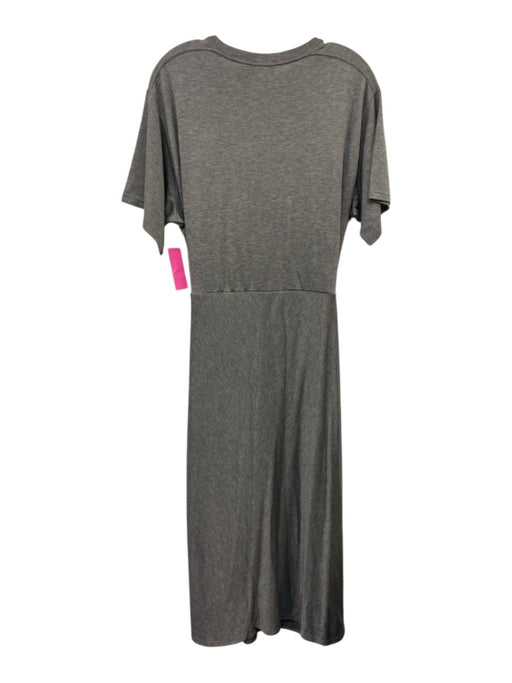 Polo Ralph Lauren Size S Gray Lyocell blend Heathered Knot Waist Midi Dress Gray / S
